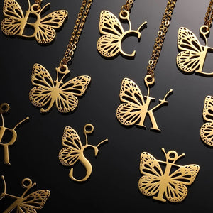 Stainless Steel Butterfly Neckalce