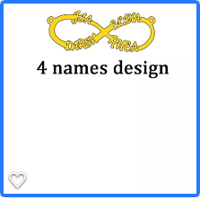 Customized Infinity Stainless Steel Name Necklace